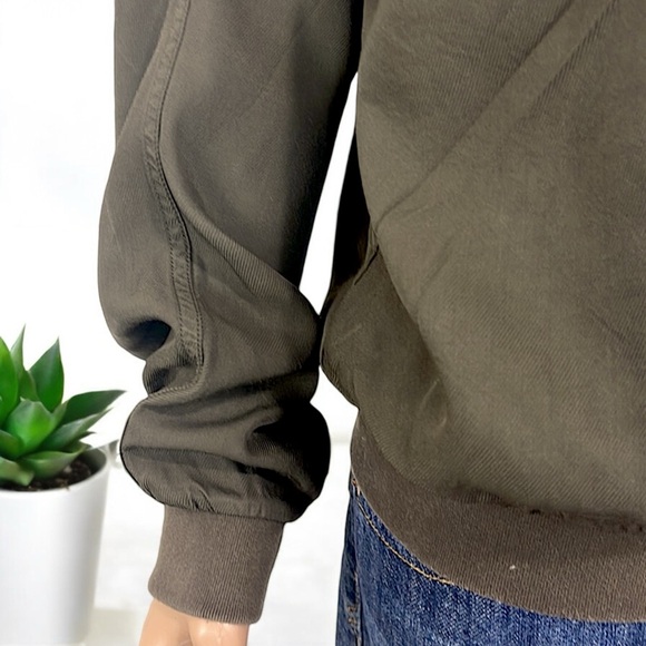 Uniqlo Women’s Green Twill Long Sleeve Top - Picture 8 of 16